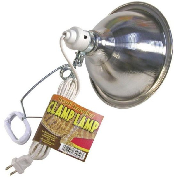 Zoo Med Economy Chrome Clamp Lamp with 8.5 Inch Dome 8.5
