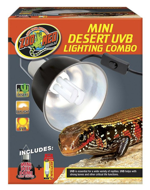 Zoo Med Mini Desert UVB Lighting Combo Lighting Combo Pack
