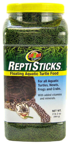 Zoo Med Reptisticks - Floating Aquatic Turtle Food 2.2 lbs