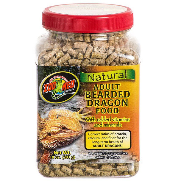 Zoo Med Natural Adult Bearded Dragon Food 10 oz