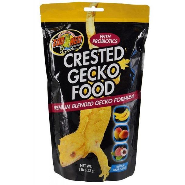 Zoo Med Crested Gecko Food - Tropical Fruit Flavor 1 lb (453 g)