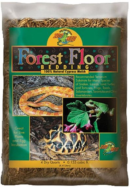 Zoo Med Forrest Floor Bedding - All Natural Cypress Mulch 4 Quarts