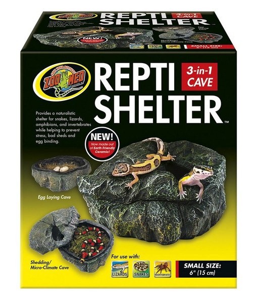 Zoo Med Repti Shelter 3 in 1 Cave Small 1 count