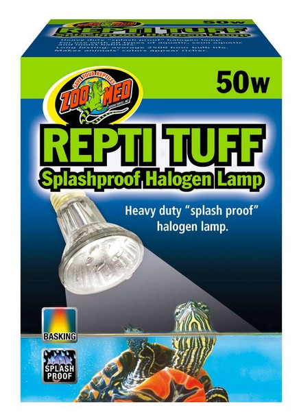 Zoo Med Turtle Tuff Splashproof Halogen Lamp 50 Watts
