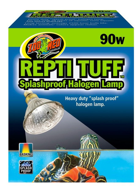 Zoo Med Turtle Tuff Splashproof Halogen Lamp 90 Watts