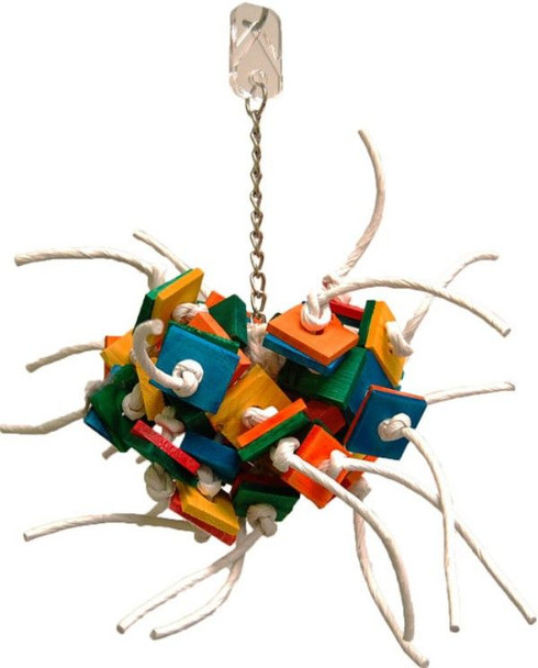 Zoo-Max Fire Ball Bird Toy Medium 14L x 12W