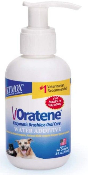 Zymox Oratene Enzymatic Brushless Oral Care Water Additive 4 oz