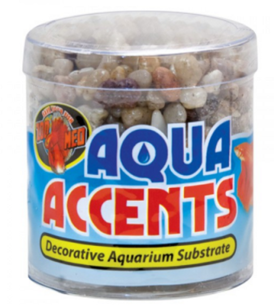 Aqua Accents Decorative Aquarium Substrates are made from epoxy coated aquarium gravel or sand which is safe for all freshwater and saltwater aquariums. The attractive substrates are a great way to add depth and variety in your aquarium.