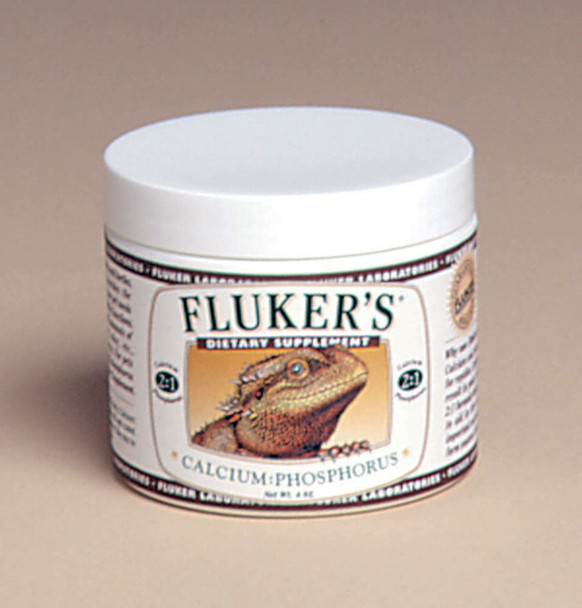 <body><p>Fluker's Calcium: Phosphorus 2:1 dietary supplement for lizards and turtles provides the required calcium-to-phosphorus ratio your pet needs for strong, healthy bones and vital bodily functions. Recommended for reptiles who eat small amounts of high-phosphorus foods crickets, mealworms and wax worms.</p></body>