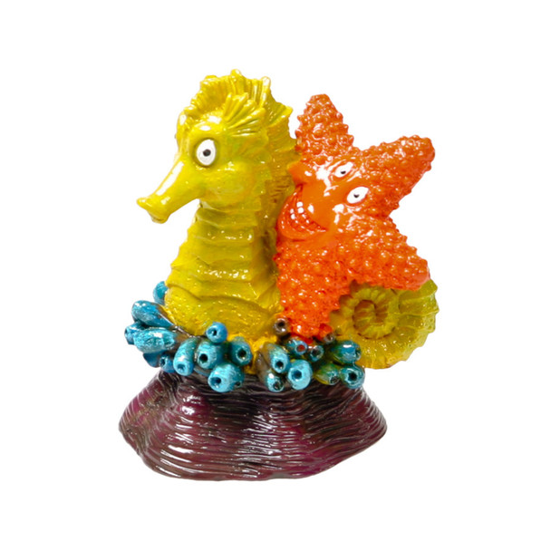 <body><p>Cheery & adorable, this Seahorse & Seastar duo are waiting to have fun! Colorfully painted to adorn your freshwater or saltwater aquarium. Safe & non-toxic these beautiful ornaments look great in any aquarium or terrarium.</p></body>