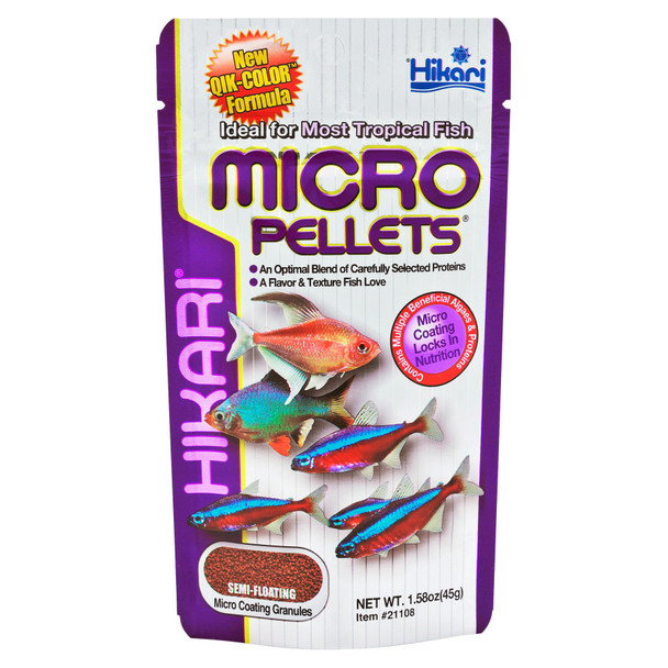 <body><p>Small pellets designed specifically for smaller-mouth fishes, providing them superior nutrition with excellent digestibility. The micro-coating maintains nutrient integrity while the nutrition packed pellets offer outstanding value compared to flakes.</p></body>