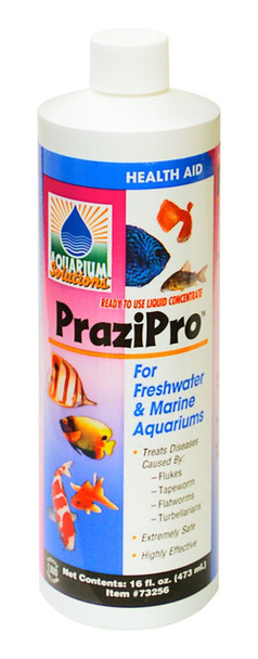 <body><p>Hikari Liquid PraziPro is a ready-to-use, liquid concentrate that was developed to offer the hobbyist an effective way to control unwanted parasites in their pond, freshwater or marine aquarium. Extremely safe and super effective, this revolutionary product offers you rapid control yet will not negatively impact your biological filtration. Send those unwanted visitors on their way, try Hikari Liquid PraziPro Aquarium Solutions today!</p></body>