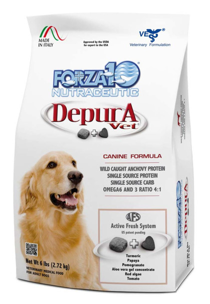 <body><p>Forza10 Acive Line Depura Fish is the ideal continuation to maintain pets after administering any of the specific Active Line formulas, and furthermore offers nutritional support for pets with chronic or recurrent liver problems as well as convalescent or elderly pets.</p><ul><li>designedÂ to helpÂ provide physical well-being in dogs.</li></ul></body>