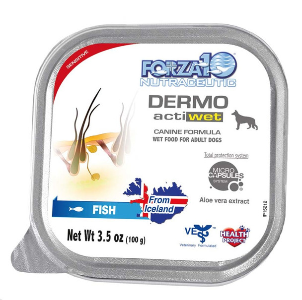 <body><p>Dog Fish Dermo is a special dietetic food, balanced and complete, developed to help maintain the health of the integumentary system of all adult dogs. It is effective alone, or you can mix it with our Active dry food.</p><ul><li>designed for dogs with sensitive skin.</li></ul></body>