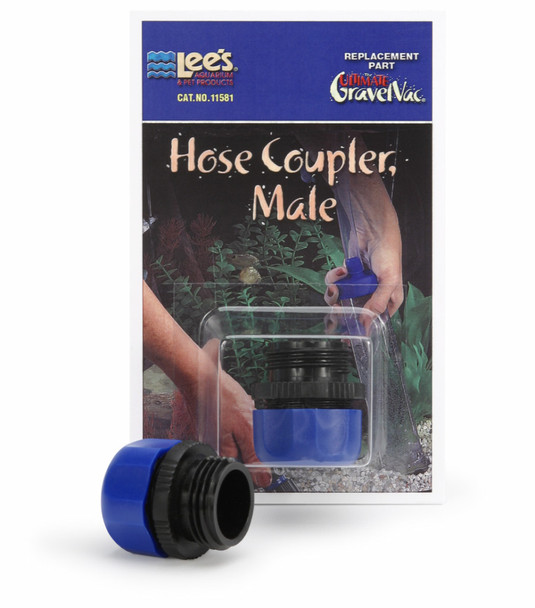 <body><p>The Ultimate Hose couplers are replacement parts for the Ultimate Gravel Vac Kit.The male fitting is used to connect 1/2in inside-diameter tubing.</p></body>