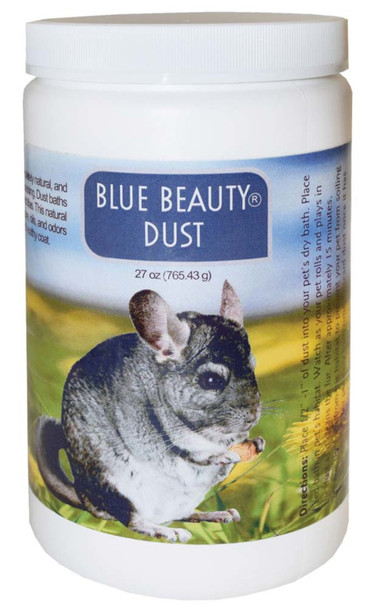 <body><p>Dust for use in the Chinchilla Dry Bath. From the Blue Cloud Mine in Southern California. Very fine powder, contains no glass or sand. Jar contains 3 pounds of dust and a scoop.</p></body>