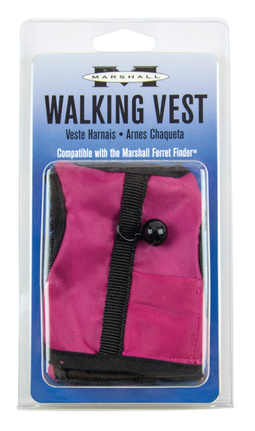 <body><p>Pet ferrets will be stylish in the walking vest. Pocket available for Ferret Finder disk. Machine wash and air dry.</p></body>