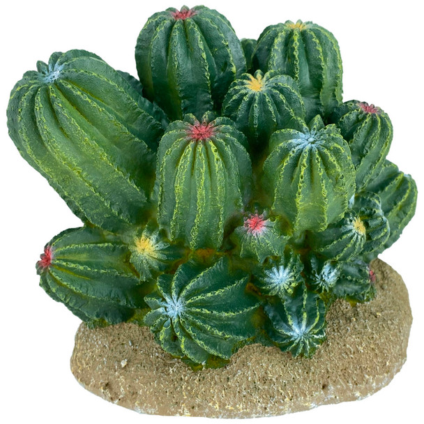 <body><p>Give your tank the natural look it deserves. This replica of the Barrel Cactus is a resin replica of the real plant you would find in your animal's natural habitat. It is easy to clean and maintain. It's textured details and vibrant colors make a great addition to any desert environment.</p><ul><li>Natural look</li> <li>Resin replica of the Barrel Cactus plant you would find in your animal's natural habitat</li> <li>Easy to clean and maintain</li> <li>Textured details and vibrant colors make a great addition to any desert environment</li></ul></body>