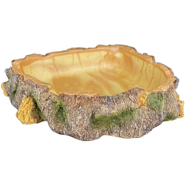 <body><p>Natural wood looking food and/or water dish for terrariums. Made from high density resin, the Komodo Polyresin Wood Bowl helps create a natural-looking reptile or amphibian habitat. Hygienic, easy to clean & low maintenance.</p><ul><li>Natural wood looking  food and/or water dish for terrariums</li> <li>Made from high densityÂ resin</li> <li>Helps create a natural-looking reptile or amphibian habitat</li> <li>Hygienic, easy to clean & low maintenance</li></ul></body>