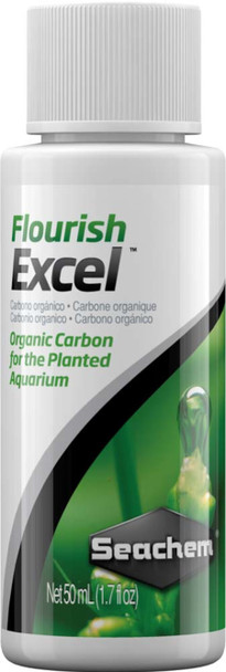 <body><p>Flourish Excel is a source of bioavailable organic carbon. All plants require a source of carbon. This is typically obtained from CO2, but, may also be derived from simple organic compounds (such as photosynthetic intermediates). The use of either CO2 injection or Flourish Excel does not necessarily negate the use of the other. Because the processes of producing photosynthetic intermediates and building onto them occur simultaneously, one can derive a substantial benefit with the use of Flourish Excel either alone or in conjunction with CO2. The combination is particularly ideal for situations when continuing to add CO2 could result in dangerously low pH levels. Flourish Excel also has iron reducing properties which promote the ferrous state of iron (Fe2), which is more easily utilized by plants than ferric iron (Fe3).</p></body>