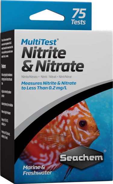 <body><p>Nitrite is toxic and should be undetectable in any well established aquarium. During cycling, it may exceed 20 mg/L. Nitrate is relatively non-toxic, but it is advantageous to control it to under 20 mg/L.</p></body>