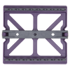 Zirc Mini Mat 3-7/8"x3-1/2"x1/2", Plum, ea