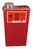 Kendall Monoject Chimney-Top Sharps Container 14 Qt Red