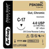 Hu-Friedy Perma Sharp Sutures, Chromic Gut, Size 4-0, Absorbable, 18", C-17, 3/8 Circle, 12/bx