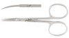 Miltex Iris Scissors, 3-3/8, Curved, 1in Blades, Delicate, ea