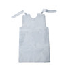 Tidi Patient-Care Bibs with Ties, 18" x 30", White, 150/cs