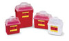 BD Sharps Collector, 6 Gal, Clear Top, Large Funnel Cap, 12/cs