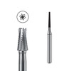 ODS Precision Carbide Bur HP-699L, Flat End Tapered Cross-Cut, 5/pk