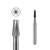ODS Precision Carbide Bur HP-700, Taper Fissure Cross-Cut, 5/pk