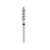 SpiralKool Diamond Turbo Cutting Bur 868T-018SC, Flame, Super Coarse, 5/pk