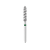 SpiralKool Diamond Turbo Cutting Bur 879T-018C, Modified Beveled Cylinder, Coarse, 5/pk