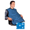 Flow Adult Lead-Free Bib X-Ray Apron, without Collar, 0.25 mm, 24" x 26", Dog Paw, ea