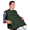 Flow Adult Lead-Free Bib X-Ray Apron, without Collar, 0.25 mm, 24" x 26", Hunter Green, ea