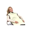 Flow Adult Lead Bib X-Ray Apron, with Collar, 0.3 mm, 24" x 26", Antimicrobial Beige, ea