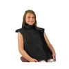 Flow Child Lead Bib X-Ray Apron, with Collar, 0.3 mm, 20" x 20.5", Black, ea