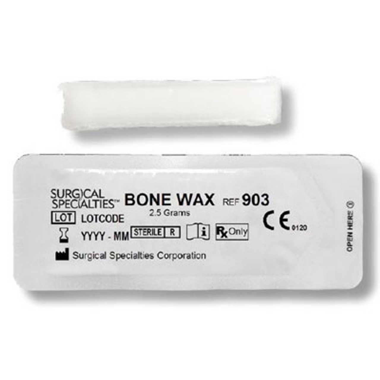 Surgical Specialties Look Bone Wax White 2.5 gm, 12/bx, 903
