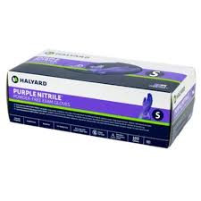 Halyard Purple Nitrile Exam Gloves, Small, 100/bx 55081 ODS HealthCare