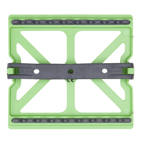 Zirc Mini Mat 3-7/8"x3-1/2"x1/2", Neon Green, ea