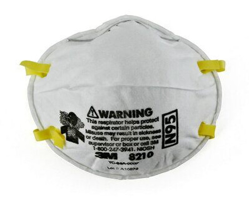 3M Particulate Respirator Face Mask N95, 20/box 8210