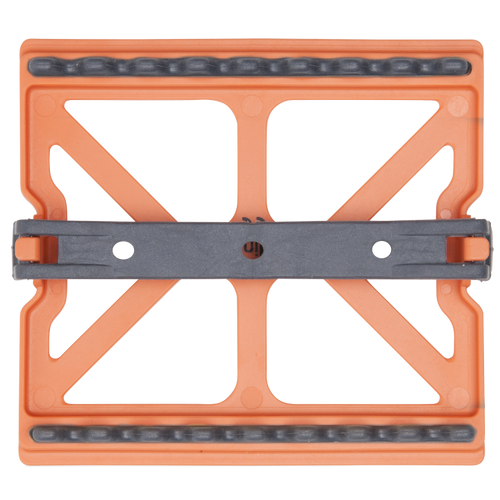 Zirc Mini Mat 3-7/8"x3-1/2"x1/2", Neon Orange, ea