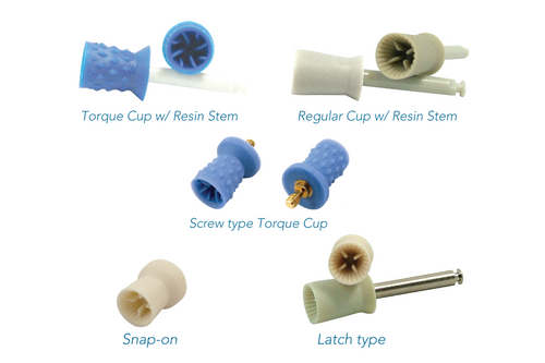 Pac-Dent Prophy Cups Latch Type Firm White Cups, 144/box