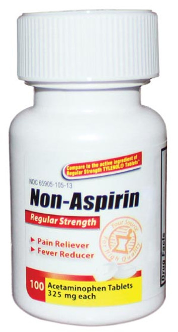 NWI Analgesic Caplets Acetaminophen, 325mg, 100/btl, 24 btl/cs