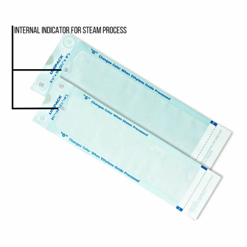 Dukal Unipack Sterilization Pouches 2-3/4" x 10" 1000/bx
