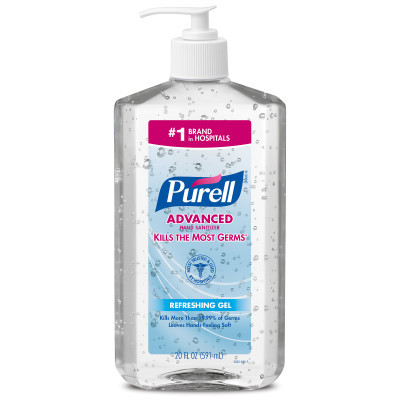 purell advanced instant hand sanitizer 2 oz personal pump bottle