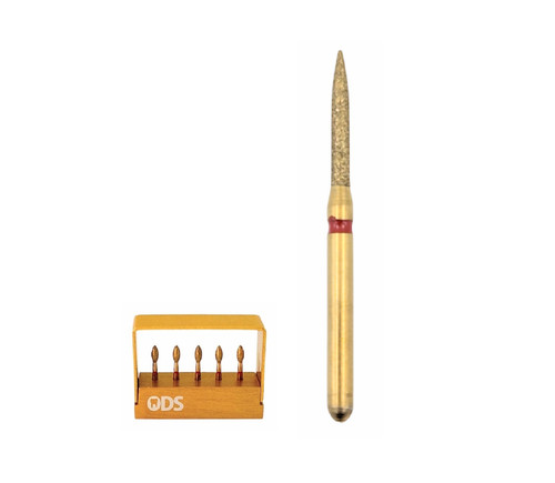 ODS Precision Zirconia Cutting Diamond Bur FG 862-012 Fine Grit, Flame, 5/bx ODS Precision Zirconia Cutting Diamond Bur FG 862-012 Fine Grit, Flame, 5/bx