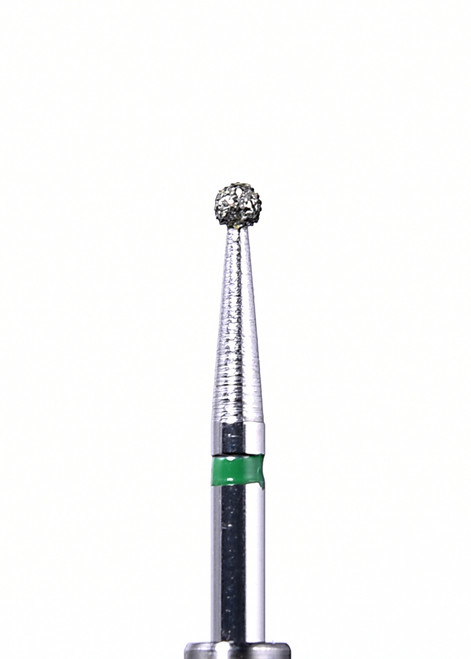 JP Defend Diamond Bur 801 Round 1.4mm Diameter, Coarse Grit, 5/pk